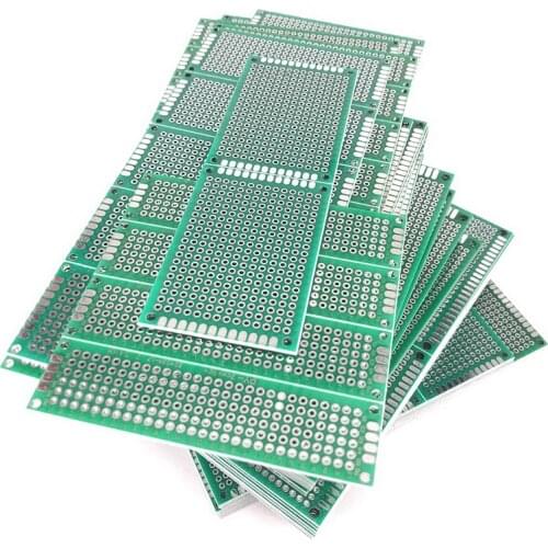 9x15 8x12 7x9 6x8 5x7 4x6 3x7 2x8 cm Double Side Prototype Diy Universal Printed Circuit PCB Board Protoboard For Arduino