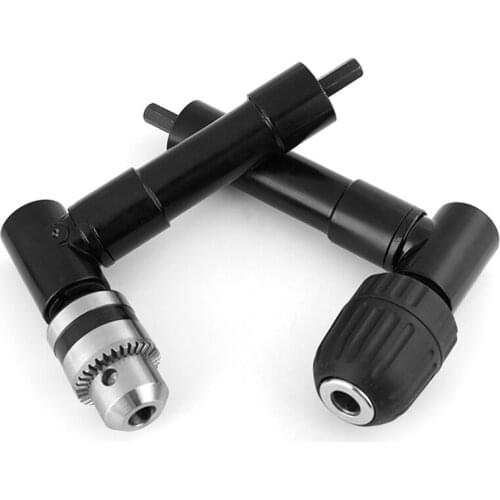 1500RPM 3/8" Right Angle Drill Attachment 90 Degree Chuck Key Handle Adaptor For Electric Tool Accessories