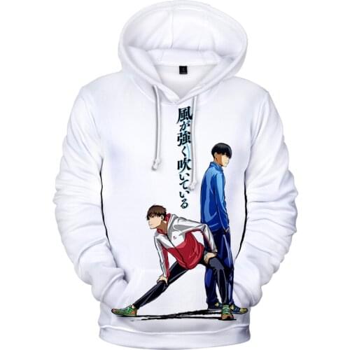2020 Sweatshirts Anime Run with the Wind 3D Hoodies Fashion Casual Men/Women Harajuku Hoodies Sweatshirts Pullover