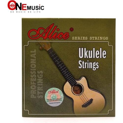 ALICE AU04 Ukulele Nylon String 4 String Transparent encordoamento for 21" 23" Ukulele
