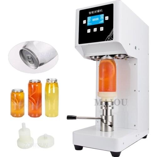 Seamingl Aluminum Tin Beer Ring-Pull Cans Automatic Plastic Bottle Cap Induction Can Sealing Machine