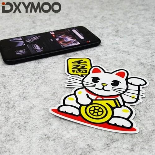 Car Styling Vinyl Lucky Cart Truck Window Waterproof Japan JDM for Turbo 115x104mm