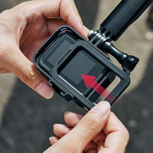 Quick Release Frame for GoPro Hero 8 Housing Shell Protective Video Light Microphone Mount Holder Action Camera Accessory