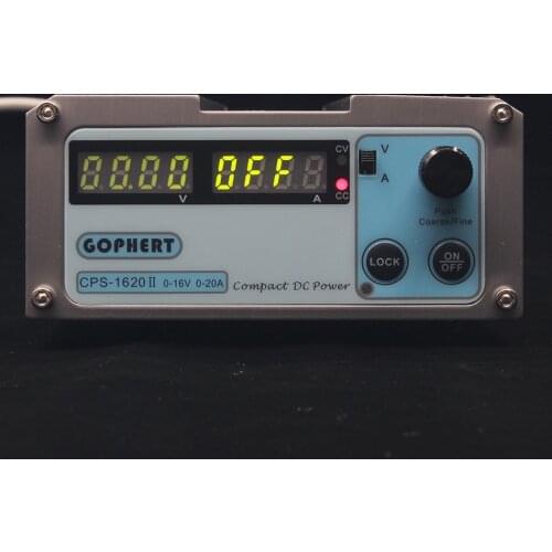CPS-1620 300W (110V/ 220V) 0-16V/0-20A, Compact Digital Adjustable DC Power Supply CPS1620 + Plug EU/US
