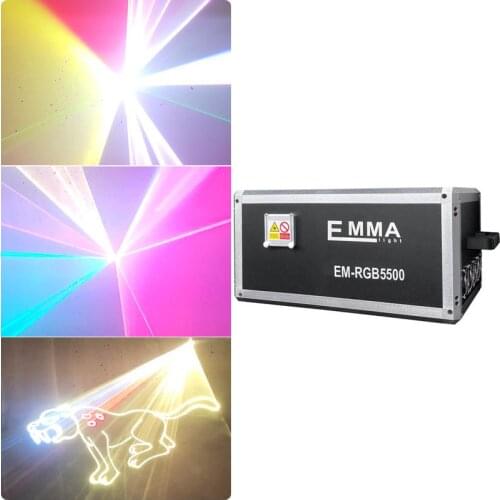 DMX 5 6 7 8 10 watt RGB laser projector,ILDA 5w rgb laser light ,5000mw full color laser lighting for dj disco club bands