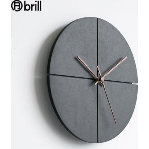Art Simple Black Wall Hanging Clocks American Simple Wall Clock Modern Design Creative Living Room Home Decoration Ornaments New