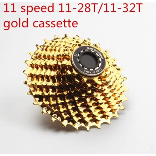 11 Speed 11-28T 11-32T 11-34T Road bicycle bike Cassette 11 Speed Gold silver compatible for sram
