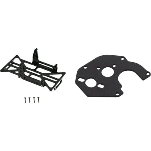 Battery Tray Holder Bracket Frame Upgrade Parts with Metal Motor Fixing Plate Gearbox Mount Fixed Bracket Upgrade Parts