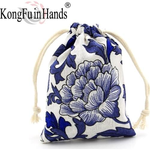 Hot Sale Fashion jewelry bag vintage Display packaging linen bags necklace bracelet Ring earring Christmas gift bags Pouches