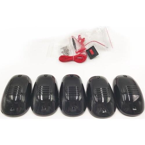 5PCS/Set Exterior LED Day Dome light Car market Roof Amber Running lights For LC FJ CRUISER TUNDRA 4RUNNER TACOMA HILUX