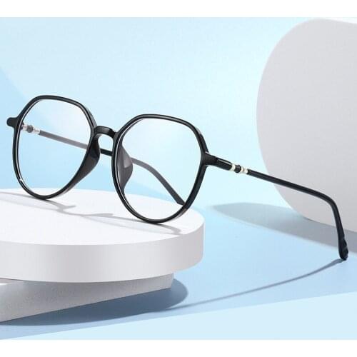 Blue Light Blocking Glasses Frame for Men and Women Optical Protective Eyeglasses UV400 Anti-Glare Full Rim Plastic Spectacles