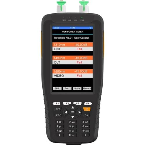 PON Optical Power Meter for EPON GPON xPON OLT-ONU 1310/1490/1550nm TM70B / TM70B-OV1 1mw VFL and OPM Optional