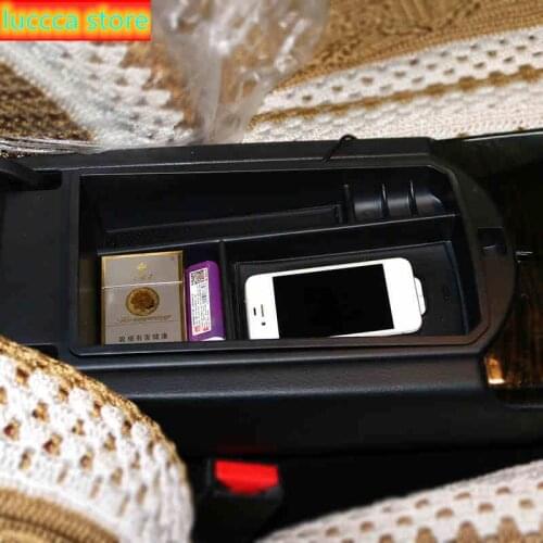 Car Interior Center Control Armrest Insert storage box Tray cover for BMW X3 X4 X5 X6 F25 F26 F15 F16 E70 E71 accessories