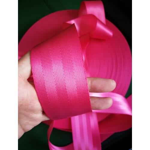 Pink 3M-30M car seat belt webbing car modified 3C standard certified child safety belt car accessories