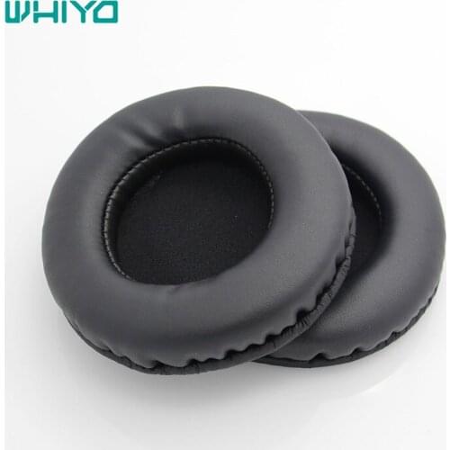 Whiyo 1 pair of Articial Leather Replacement Ear Pads Sleeve Cushion for Philips SBC-HP200 SBC HP200 Headset