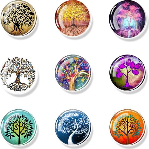 Klimt Tree of Life 30 MM Fridge Magnet Gustav Klimt Glass Cabochon Art Refrigerator Sticker Tree Life Note Holder Home Access