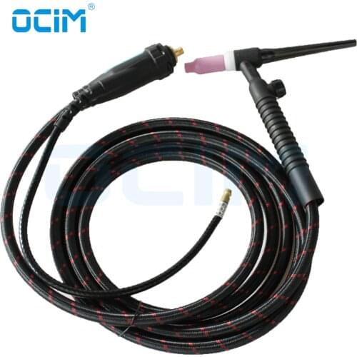 NEW 4M WP17FV Welding Torch With Soft Cable 10-25 or 35-70 Connector