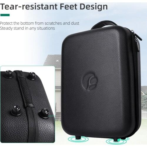 For Oculus Quest 2 Shockproof Portable Storage Box VR Headset Accessories Leather Travel Carrying Case