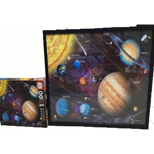 Adult decompression party family couple gift solar system 1000 night light puzzle