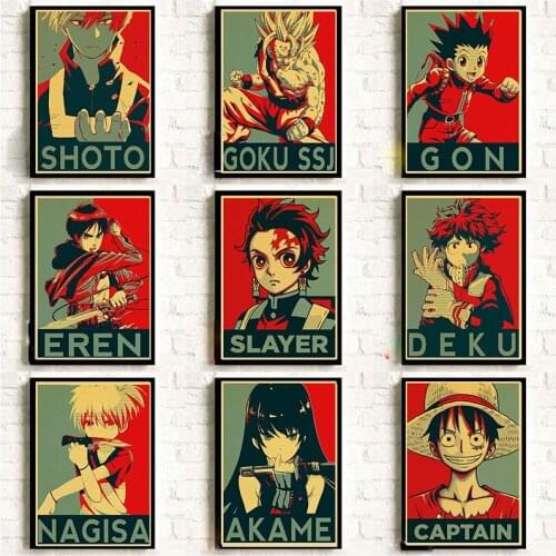 Japanese Anime Vintage Poster 5D Diamond Painting Diamond Mosaic Diamond Embroidery Home Decor Cross Stitch Kits