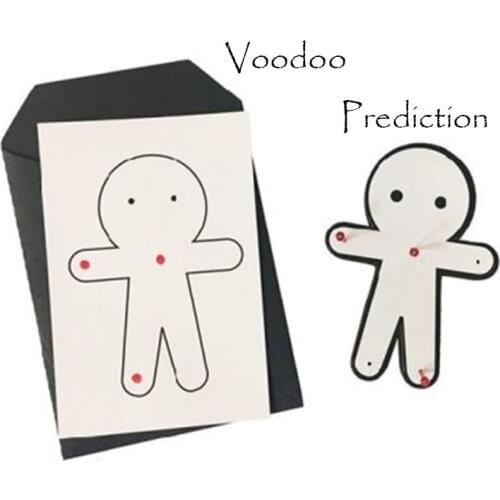 Voodoo Prediction Magic Tricks Predict Select Voodoo Pins Place Magia Close Up Street Bar Gimmick Prop Illusion Mentalism Funny