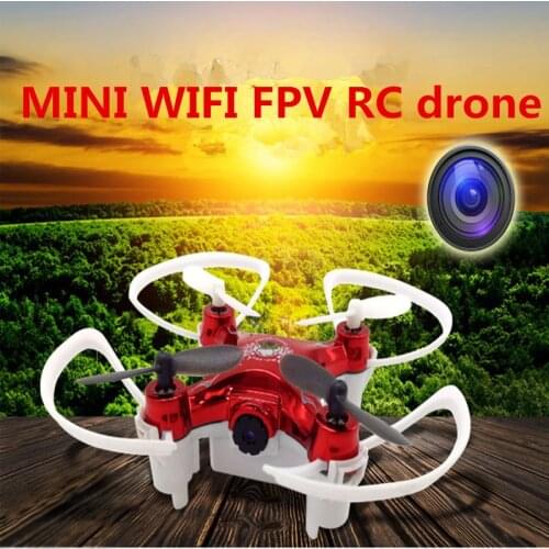 WIFI FPV RC drone quadcopter Popular mini rc drone RC101WH 2.4G with 0.3MP WIFI camera 6-axis gyroscope 3D Stunt LED Light