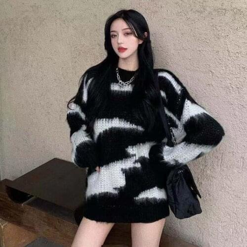 Women Sweater autumn y2k Winter Pullovers Sweater Casual Jumper Oversize Harajuku Shirt Warm Pullover Sueter korean fashion tops