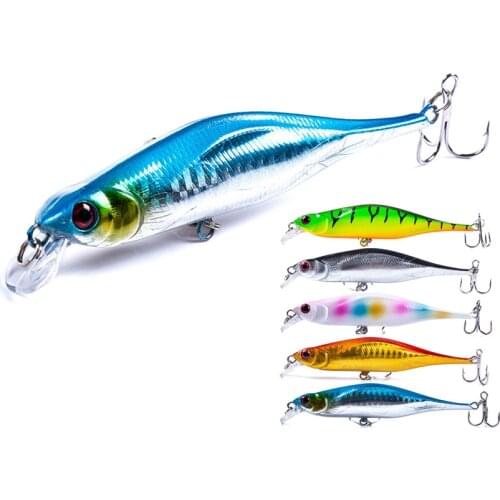 1Pcs 10.5cm/11.5g One-piece Steel Fishing Lure Long Shot Minnow Fishing Lure Sea Fishing Hard Crankbait Wobbler Fishing Tackle