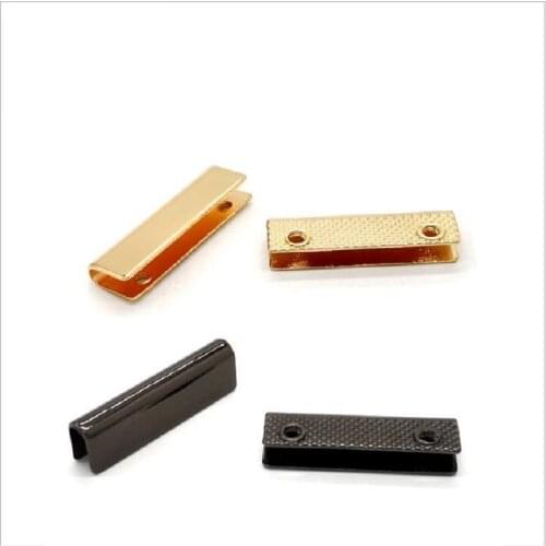 10pcs/100 pcs, handbags, hardware accessories, wallet side strips, metal tail clip