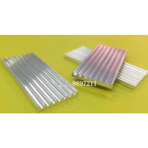 Fast Free Ship 10PCS/lot Electronic radiator module fin heat conduction thermal conductive plate 50*22*3MM Aluminum radiator