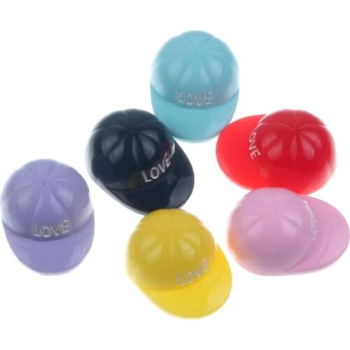 20Pcs Mixed Resin "Love"Hats Decoration Crafts Flatback Cabochon Scrapbooking Fit Phone Embellishments Accessories