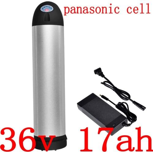 36V 17AH Electric Bicycle Battery 36v 11.6ah 14.5ah 17.4ah Lithium ion battery use panasonic cell for 36V 500W 1000W ebike motor