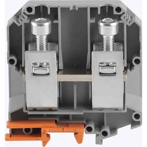 5PCS Terminal Block Rail Mount 1000V 232A Fit for Wire 95mm2 Fram Screw Type