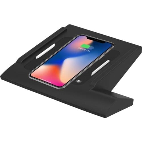 Aotsr QI Wireless Car Charger For Volkswagen Golf 7 2017-2018 Intelligent Infrared Fast Wireless Charging Car Phone Holder