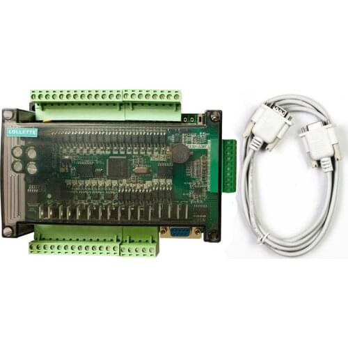 FX3U LE3U 32MT 6AD2DA 16 input 16 transistor output 6 analog input 2 analog output plc controller RS485 RTC (real time clock)