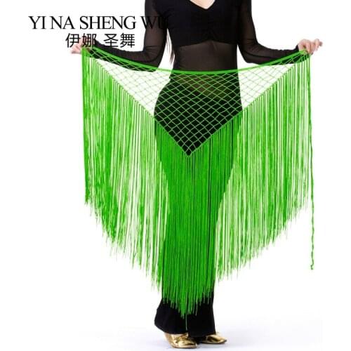 Belly Dance Hip Scarf Mermaid Hip Scarf Argentina Style Bandage Hip Belt Belly Dance Practice Performance Waist Chain 13 Colors