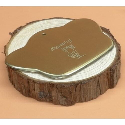 Tontin Copper Whole Body Deep Tissue Muscle Massage Tool Brass Guasha Beauty SPA kit Health Scraping W Shape Board