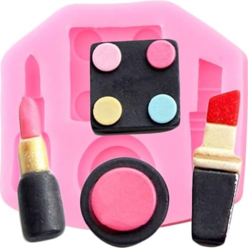 Makeup Tools Silicone Mold DIY Party Candy Clay Resin Moulds Cupcake Topper Chocolate Fondant Mould Cake Decorating Tools