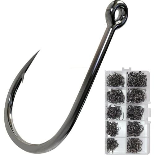500Pcs/ Box Japan Izu Fish Hooks Set High Carbon Steel Barbed In Fly Fishing Hook Barbed Carp Hooks Sea Tackle Accessories