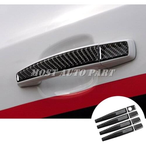 Carbon Fiber Car Door Handle Trim Cover 8pcs For Chevrolet Cruze 2009-2015 Car accesories interior Car decoration