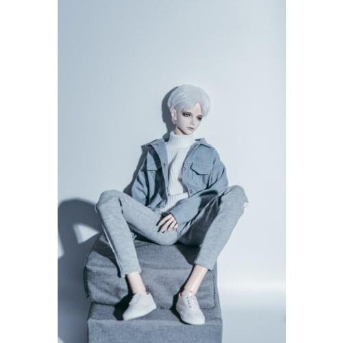 BJD doll clothes hooded denim jacket jacket hat detachable 1/4 1/3 SD MSD SSDF Uncle doll accessories