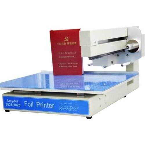 Flatbed Digital Aluminium Hot Gold Foil Stamping Printer Automatic Printing Machine for invitation letter book cover