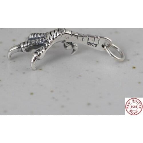 BOCAI Real S925 sterling silver pendant retro craft Thai Silver Handmade mens and womens punk temperament Eagle Claw Pendant