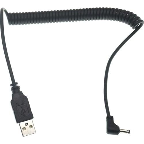 Type A Male USB Turn to DC Power Male Plug Jack Adapter 90 Degree Male 3.5mm x 1.35mm Power Cable Cord USB to 3.5*1.35