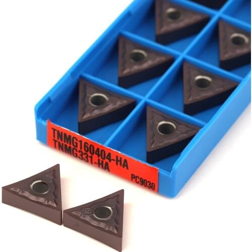 TNMG160404 08 HA PC9030 hard alloy blade stainless steel blade milling cutter CNC lathe external turning tool