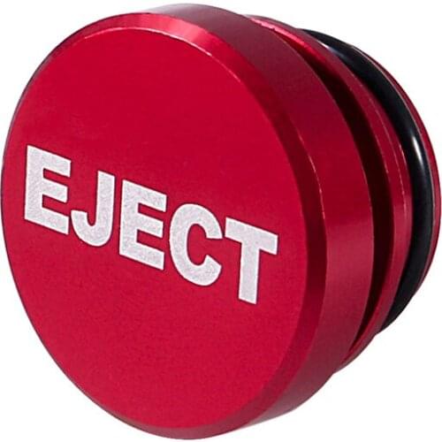 Car Cigarette Lighter Button Aluminum FIRE MISSILE EJECT PANIC Button For Vehicles with Standard 12V Power Car Cigarette Lighter