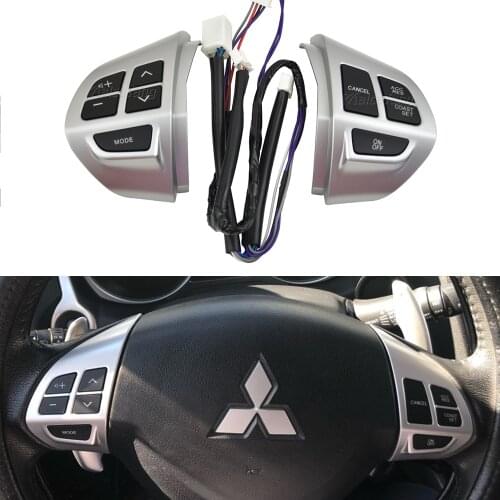 High Quality Cruise Control Steering Wheel Switch Button Panel 8701A087 8602A008 For Mitsubishi ASX Pajero Montero Sport L200