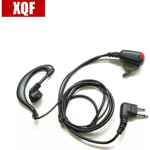 XQF 10PCS Earpiece With Microphone For Motorola Portable UHF VHF radio GP2000 GP300 GP88 GP68 GP88S GP2100