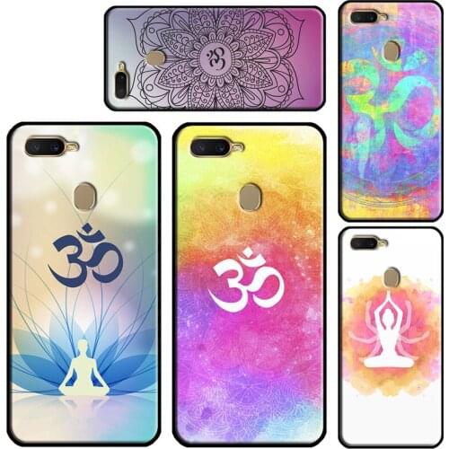 Yoga Om Namaste Mandala Design Phone Case For OPPO A91 A15 A5 A9 A53 A31 2020 A5S A3S A1K A52 A72 F5 F7 Reno 2 Z 4 Pro