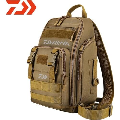 Daiwa 2021 Cycling Hiking Fishing Bag Leisure Backpack Outdoor Travel Tactical Climbing Sports Bag Camouflage Fishing Backpack